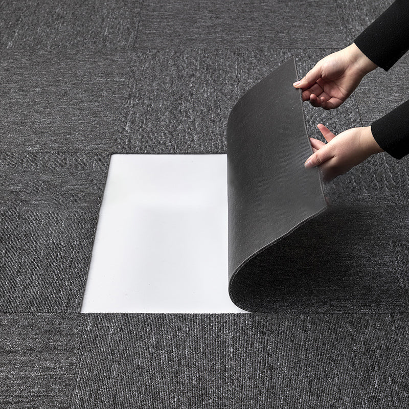 Modern Carpet Tiles Self Adhesive Level Loop Fire Resistant Tiles and Carpet Clearhalo 'Carpet Tiles & Carpet Squares' 'carpet_tiles_carpet_squares' 'Flooring 'Home Improvement' 'home_improvement' 'home_improvement_carpet_tiles_carpet_squares' Walls and Ceiling' 7347039