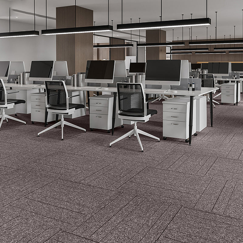 Modern Carpet Tiles Self Adhesive Level Loop Fire Resistant Tiles and Carpet Light Brown 20-Piece Set Clearhalo 'Carpet Tiles & Carpet Squares' 'carpet_tiles_carpet_squares' 'Flooring 'Home Improvement' 'home_improvement' 'home_improvement_carpet_tiles_carpet_squares' Walls and Ceiling' 7347049