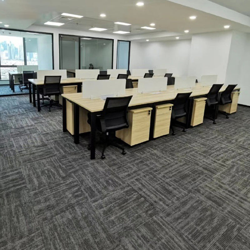 Modern Carpet Tiles Self Adhesive Level Loop Fire Resistant Tiles and Carpet Matte Gray 20-Piece Set Vinyl Clearhalo 'Carpet Tiles & Carpet Squares' 'carpet_tiles_carpet_squares' 'Flooring 'Home Improvement' 'home_improvement' 'home_improvement_carpet_tiles_carpet_squares' Walls and Ceiling' 7347062