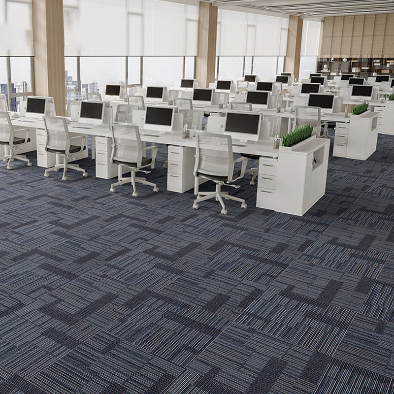 Modern Carpet Tiles Self Adhesive Level Loop Fire Resistant Tiles and Carpet Antique Black 20-Piece Set Clearhalo 'Carpet Tiles & Carpet Squares' 'carpet_tiles_carpet_squares' 'Flooring 'Home Improvement' 'home_improvement' 'home_improvement_carpet_tiles_carpet_squares' Walls and Ceiling' 7347067