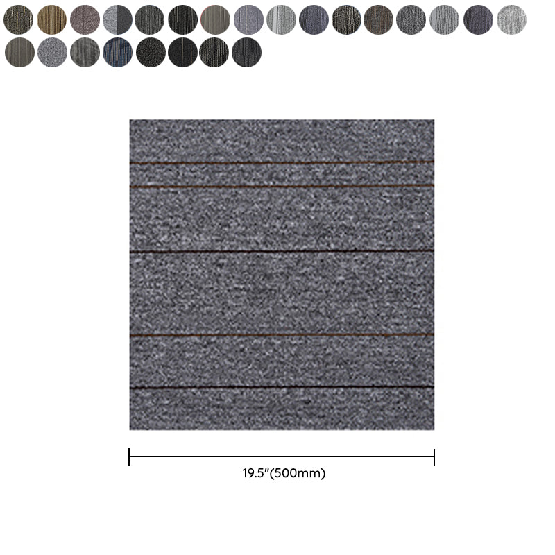 Modern Carpet Tiles Self Adhesive Level Loop Fire Resistant Tiles and Carpet Clearhalo 'Carpet Tiles & Carpet Squares' 'carpet_tiles_carpet_squares' 'Flooring 'Home Improvement' 'home_improvement' 'home_improvement_carpet_tiles_carpet_squares' Walls and Ceiling' 7347068