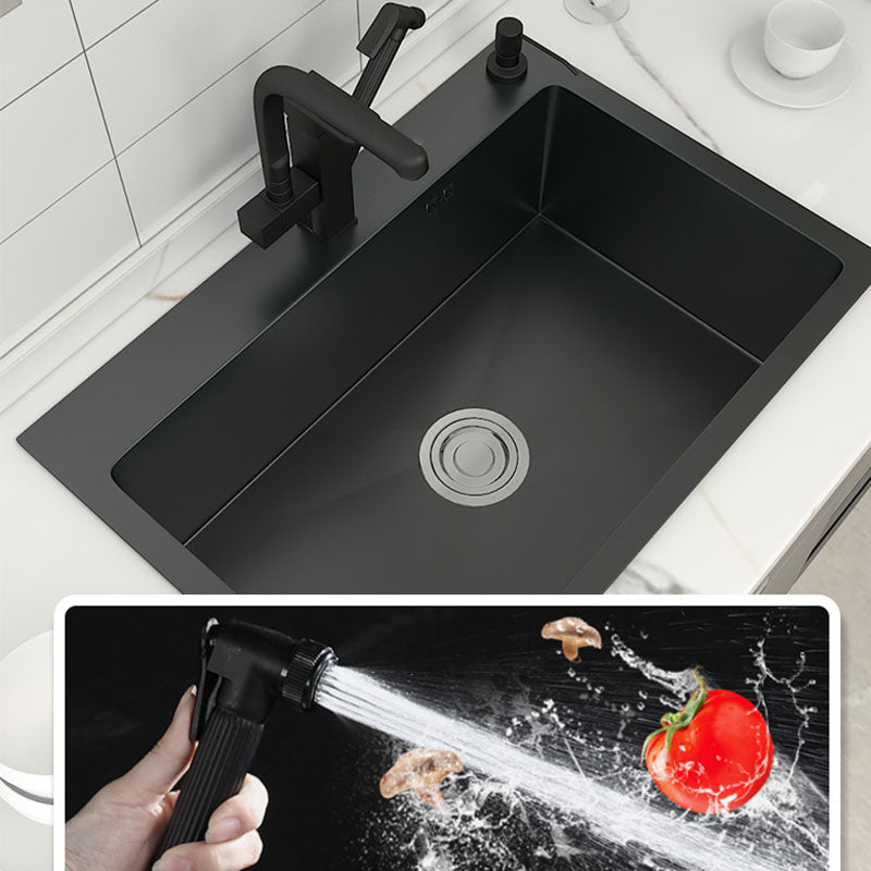 Modern Kitchen Faucet Stainless Rectangular Water Purification Kitchen Faucet Clearhalo 'Home Improvement' 'home_improvement' 'home_improvement_kitchen_sinks' 'Kitchen Remodel & Kitchen Fixtures' 'Kitchen Sinks & Faucet Components' 'Kitchen Sinks' 'kitchen_sinks' 7347079