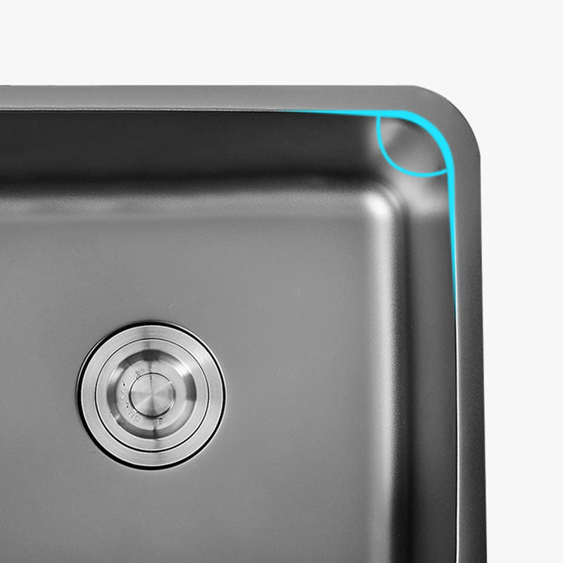 Kitchen Square Sink Stainless Multi-function Faucet Kitchen Sink Clearhalo 'Home Improvement' 'home_improvement' 'home_improvement_kitchen_sinks' 'Kitchen Remodel & Kitchen Fixtures' 'Kitchen Sinks & Faucet Components' 'Kitchen Sinks' 'kitchen_sinks' 7347138