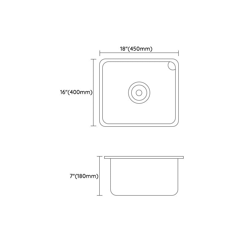Kitchen Square Sink Stainless Multi-function Faucet Kitchen Sink Clearhalo 'Home Improvement' 'home_improvement' 'home_improvement_kitchen_sinks' 'Kitchen Remodel & Kitchen Fixtures' 'Kitchen Sinks & Faucet Components' 'Kitchen Sinks' 'kitchen_sinks' 7347144
