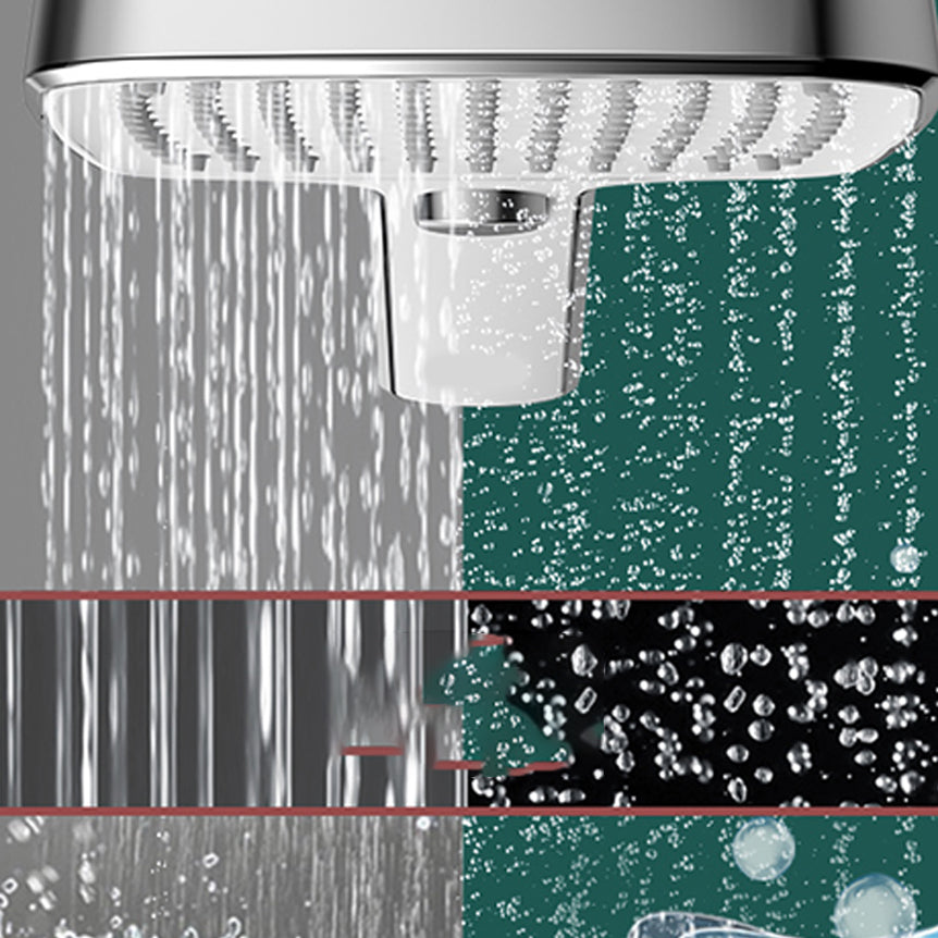 Modern Self-Cleaning Hand Shower Adjustable Spray Pattern Wall-Mount Showerhead Clearhalo 'Bathroom Remodel & Bathroom Fixtures' 'Home Improvement' 'home_improvement' 'home_improvement_shower_heads' 'Shower Heads' 'shower_heads' 'Showers & Bathtubs Plumbing' 'Showers & Bathtubs' 7347200