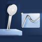 Round Self-Cleaning Hand Shower Adjustable Water Flow Wall-Mount Hand Shower Silver Shower Head with Hose 3 Clearhalo 'Bathroom Remodel & Bathroom Fixtures' 'Home Improvement' 'home_improvement' 'home_improvement_shower_heads' 'Shower Heads' 'shower_heads' 'Showers & Bathtubs Plumbing' 'Showers & Bathtubs' 7347224