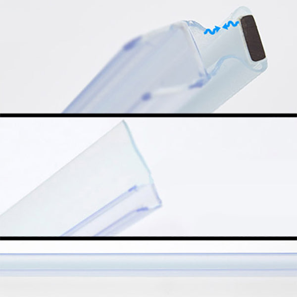 Black Single Sliding Shower Door Framed Tempered Shower Doors Clearhalo 'Bathroom Remodel & Bathroom Fixtures' 'Home Improvement' 'home_improvement' 'home_improvement_shower_tub_doors' 'Shower and Tub Doors' 'shower_tub_doors' 'Showers & Bathtubs' 7347292