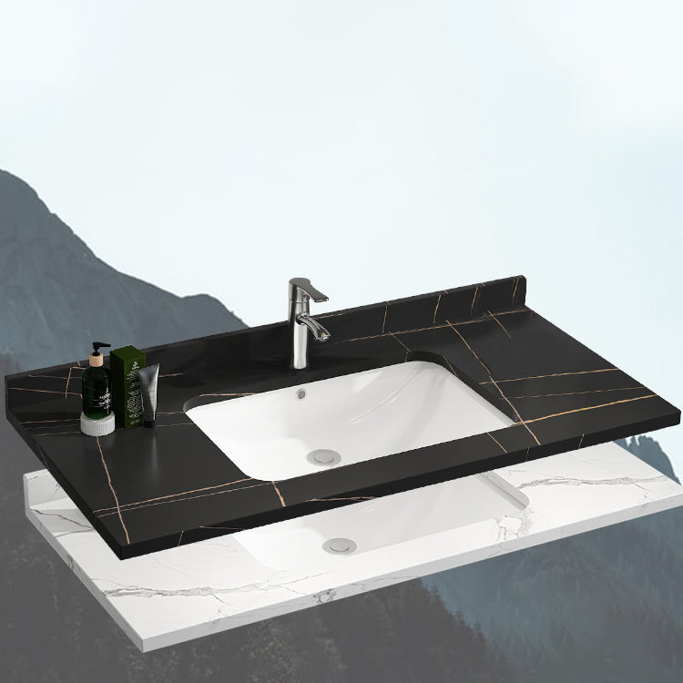 Modern Bathroom Vanity Set Wall Mount Bathroom Sink Vanity with Mirror Clearhalo 'Bathroom Remodel & Bathroom Fixtures' 'Bathroom Vanities' 'bathroom_vanities' 'Home Improvement' 'home_improvement' 'home_improvement_bathroom_vanities' 7347488
