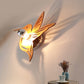Contemporary Bird Shaped Sconce Light Wood 1 Bulb Bedside Wall Mount Lamp in Beige Clearhalo 'Modern wall lights' 'Modern' 'Wall Lamps & Sconces' 'Wall Lights' Lighting' 734780