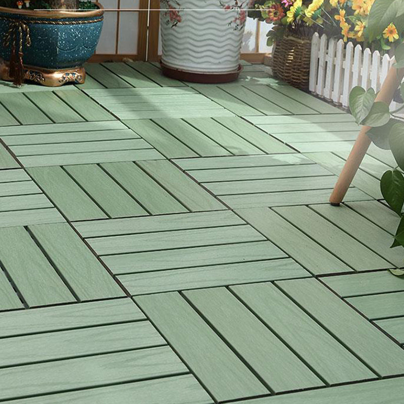 Modern Side Trim Piece Click-Locking Water Resistant Wood Flooring Tiles Green Clearhalo 'Flooring 'Hardwood Flooring' 'hardwood_flooring' 'Home Improvement' 'home_improvement' 'home_improvement_hardwood_flooring' Walls and Ceiling' 7347962