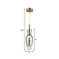 Modernist Urn Shape Hanging Light Kit Smoke Gray Glass Dining Room LED Pendant Lamp Fixture Clearhalo 'Ceiling Lights' 'Glass shade' 'Glass' 'Modern Pendants' 'Modern' 'Pendant Lights' 'Pendants' Lighting' 734803