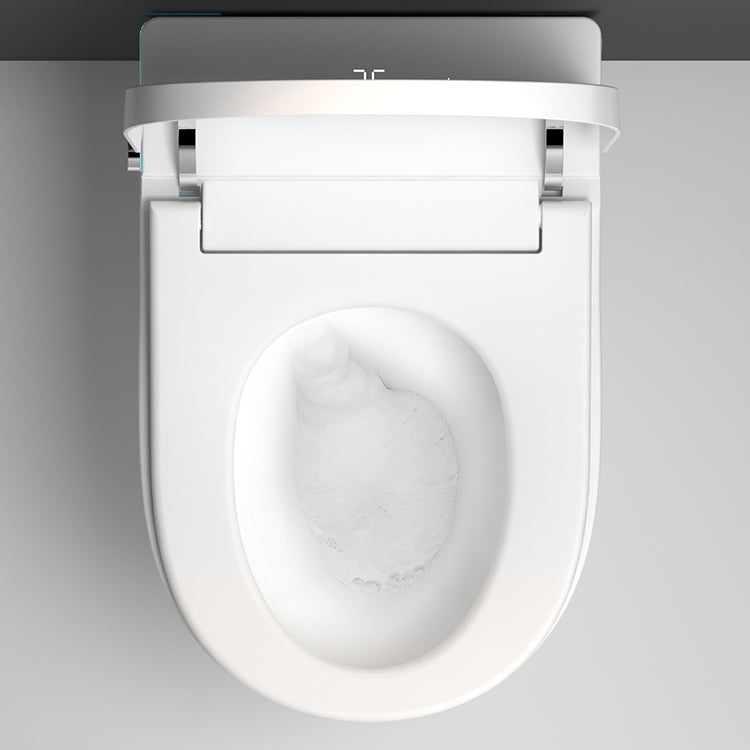 Elongated Wall Mounted Bidet Foot Sensor Wall Hung Toilet Set Clearhalo 'Bathroom Remodel & Bathroom Fixtures' 'Bidets' 'Home Improvement' 'home_improvement' 'home_improvement_bidets' 'Toilets & Bidets' 7348207