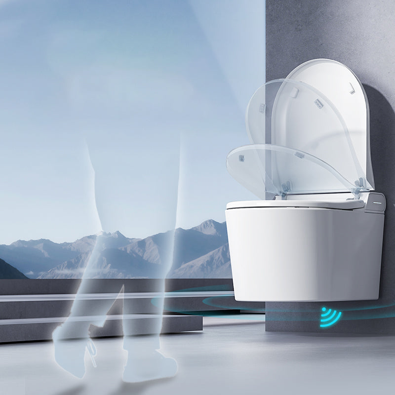 Elongated Wall Mounted Bidet Temperature Control Wall Hung Toilet Set Clearhalo 'Bathroom Remodel & Bathroom Fixtures' 'Bidets' 'Home Improvement' 'home_improvement' 'home_improvement_bidets' 'Toilets & Bidets' 7348224