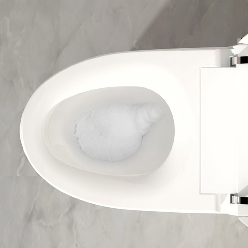 Minimalistic White Temperature Control Bidet Elongated Toilet Seat Bidet with Heated Seat Clearhalo 'Bathroom Remodel & Bathroom Fixtures' 'Bidets' 'Home Improvement' 'home_improvement' 'home_improvement_bidets' 'Toilets & Bidets' 7348241