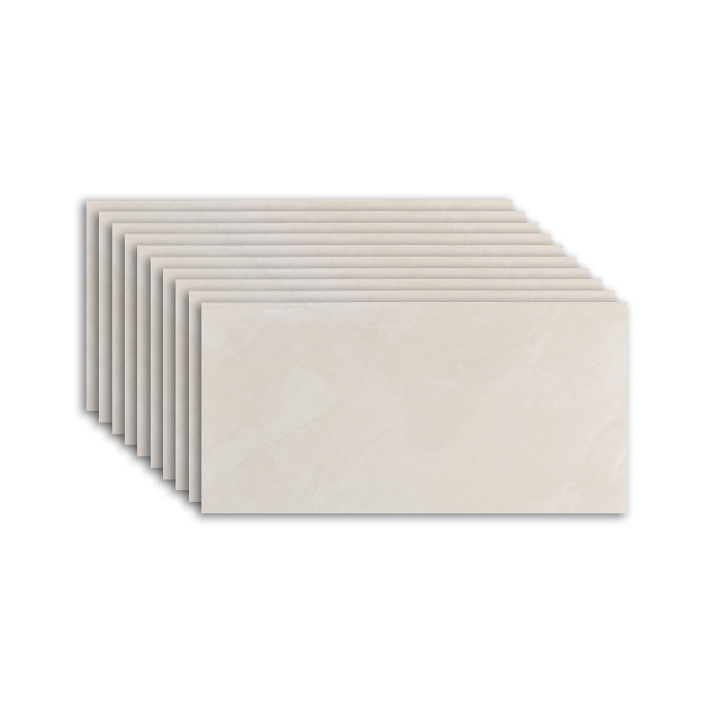 Rectangular Fire Resistant Tile PVC Singular Peel & Stick Tile for Backsplash Wall Off-White Clearhalo 'Flooring 'Home Improvement' 'home_improvement' 'home_improvement_peel_stick_blacksplash' 'Peel & Stick Backsplash Tile' 'peel_stick_blacksplash' 'Walls & Ceilings' Walls and Ceiling' 7349042