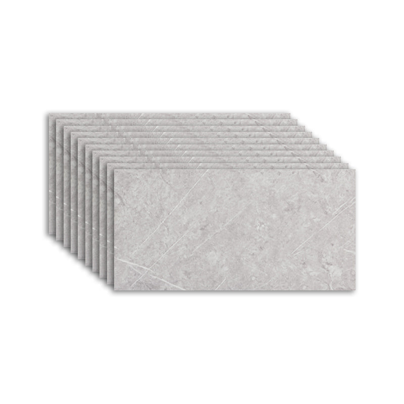 Rectangular Fire Resistant Tile PVC Singular Peel & Stick Tile for Backsplash Wall White-Gray Clearhalo 'Flooring 'Home Improvement' 'home_improvement' 'home_improvement_peel_stick_blacksplash' 'Peel & Stick Backsplash Tile' 'peel_stick_blacksplash' 'Walls & Ceilings' Walls and Ceiling' 7349046