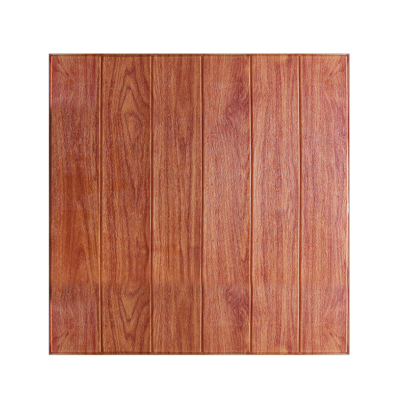 Modern Imitation Wood Grain Wall Access Panel Peel and Stick Foam Baseboard Panel Clearhalo 'Flooring 'Home Improvement' 'home_improvement' 'home_improvement_wall_paneling' 'Wall Paneling' 'wall_paneling' 'Walls & Ceilings' Walls and Ceiling' 7349081