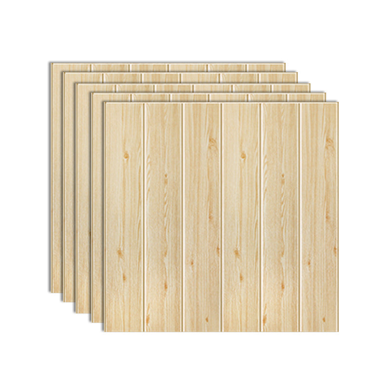 Modern Imitation Wood Grain Wall Access Panel Peel and Stick Foam Baseboard Panel Natural Standard Payment 5-Piece Set Clearhalo 'Flooring 'Home Improvement' 'home_improvement' 'home_improvement_wall_paneling' 'Wall Paneling' 'wall_paneling' 'Walls & Ceilings' Walls and Ceiling' 7349094