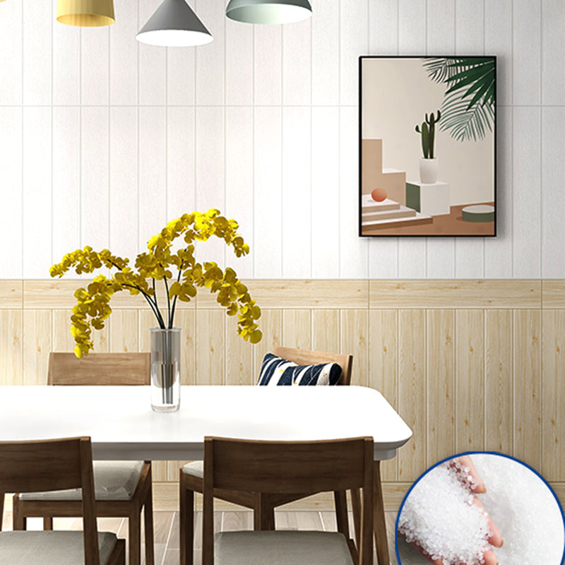 Modern Imitation Wood Grain Wall Access Panel Peel and Stick Foam Baseboard Panel Natural Nano 5-Piece Set Clearhalo 'Flooring 'Home Improvement' 'home_improvement' 'home_improvement_wall_paneling' 'Wall Paneling' 'wall_paneling' 'Walls & Ceilings' Walls and Ceiling' 7349095