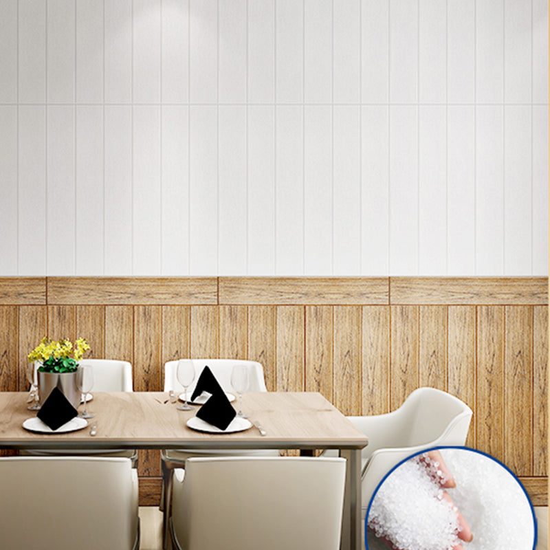 Modern Imitation Wood Grain Wall Access Panel Peel and Stick Foam Baseboard Panel Brown Yellow Nano 5-Piece Set Clearhalo 'Flooring 'Home Improvement' 'home_improvement' 'home_improvement_wall_paneling' 'Wall Paneling' 'wall_paneling' 'Walls & Ceilings' Walls and Ceiling' 7349097