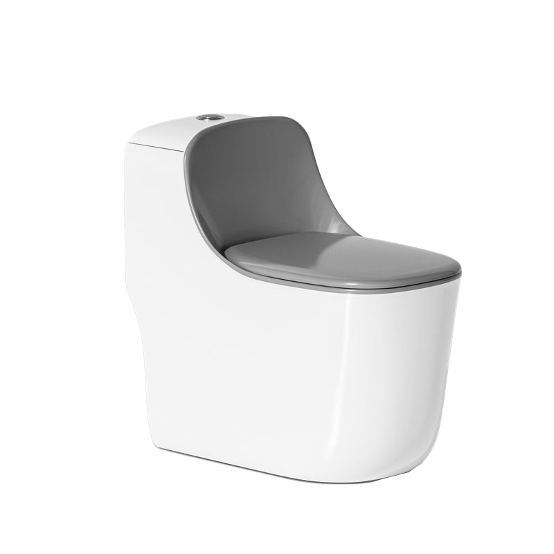 Traditional Floor Mount Toilet Slow Close Seat Included Toilet Bowl for Bathroom Clearhalo 'Bathroom Remodel & Bathroom Fixtures' 'Home Improvement' 'home_improvement' 'home_improvement_toilets' 'Toilets & Bidets' 'Toilets' 7349494