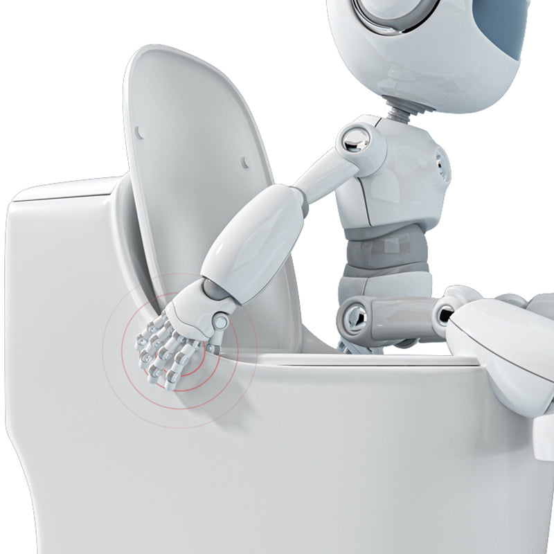 Traditional Floor Mount Toilet Slow Close Seat Included Toilet Bowl for Bathroom Clearhalo 'Bathroom Remodel & Bathroom Fixtures' 'Home Improvement' 'home_improvement' 'home_improvement_toilets' 'Toilets & Bidets' 'Toilets' 7349499