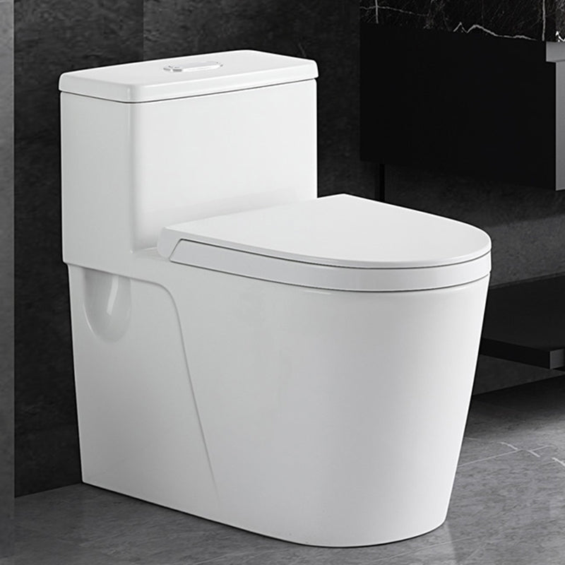 Floor Mounted Urine Toilet One Piece Toilet Modern Siphon Jet Porcelain Toilet 16"L x 27"W x 26"H 14" Clearhalo 'Bathroom Remodel & Bathroom Fixtures' 'Home Improvement' 'home_improvement' 'home_improvement_toilets' 'Toilets & Bidets' 'Toilets' 7349501