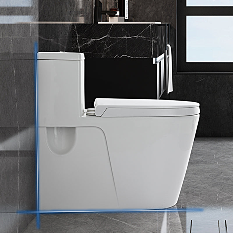Floor Mounted Urine Toilet One Piece Toilet Modern Siphon Jet Porcelain Toilet 16"L x 27"W x 26"H 16" Clearhalo 'Bathroom Remodel & Bathroom Fixtures' 'Home Improvement' 'home_improvement' 'home_improvement_toilets' 'Toilets & Bidets' 'Toilets' 7349504