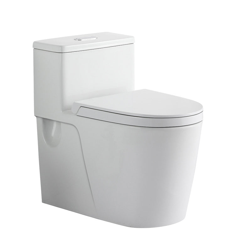 Floor Mounted Urine Toilet One Piece Toilet Modern Siphon Jet Porcelain Toilet Clearhalo 'Bathroom Remodel & Bathroom Fixtures' 'Home Improvement' 'home_improvement' 'home_improvement_toilets' 'Toilets & Bidets' 'Toilets' 7349508
