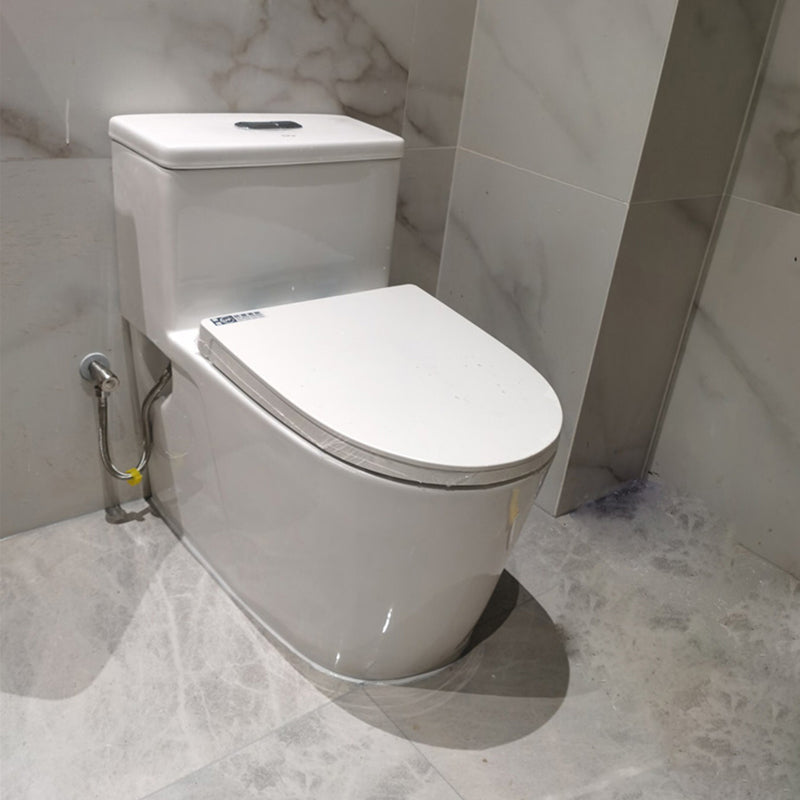 Floor Mounted Urine Toilet One Piece Toilet Modern Siphon Jet Porcelain Toilet Clearhalo 'Bathroom Remodel & Bathroom Fixtures' 'Home Improvement' 'home_improvement' 'home_improvement_toilets' 'Toilets & Bidets' 'Toilets' 7349513
