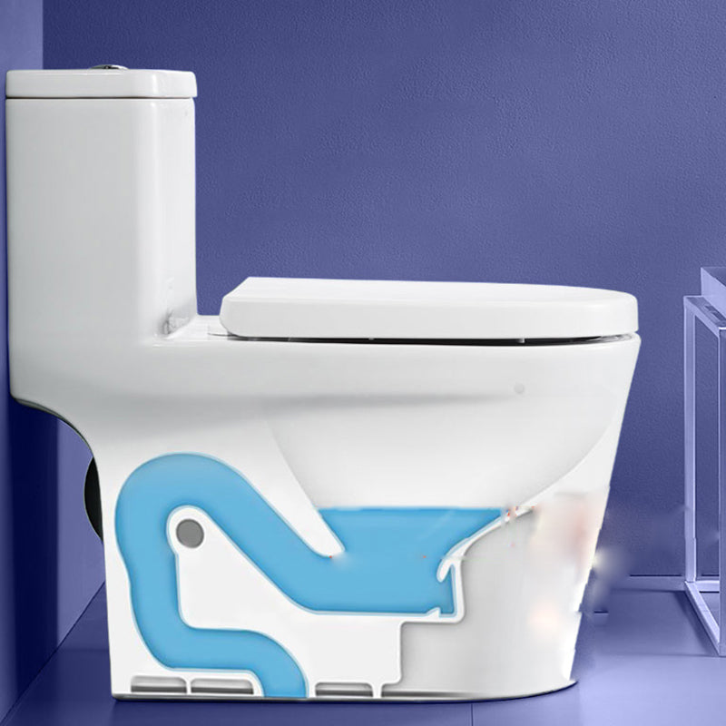 Floor Mounted Porcelain Urine Toilet Traditional Siphon Jet Toilet Clearhalo 'Bathroom Remodel & Bathroom Fixtures' 'Home Improvement' 'home_improvement' 'home_improvement_toilets' 'Toilets & Bidets' 'Toilets' 7349524