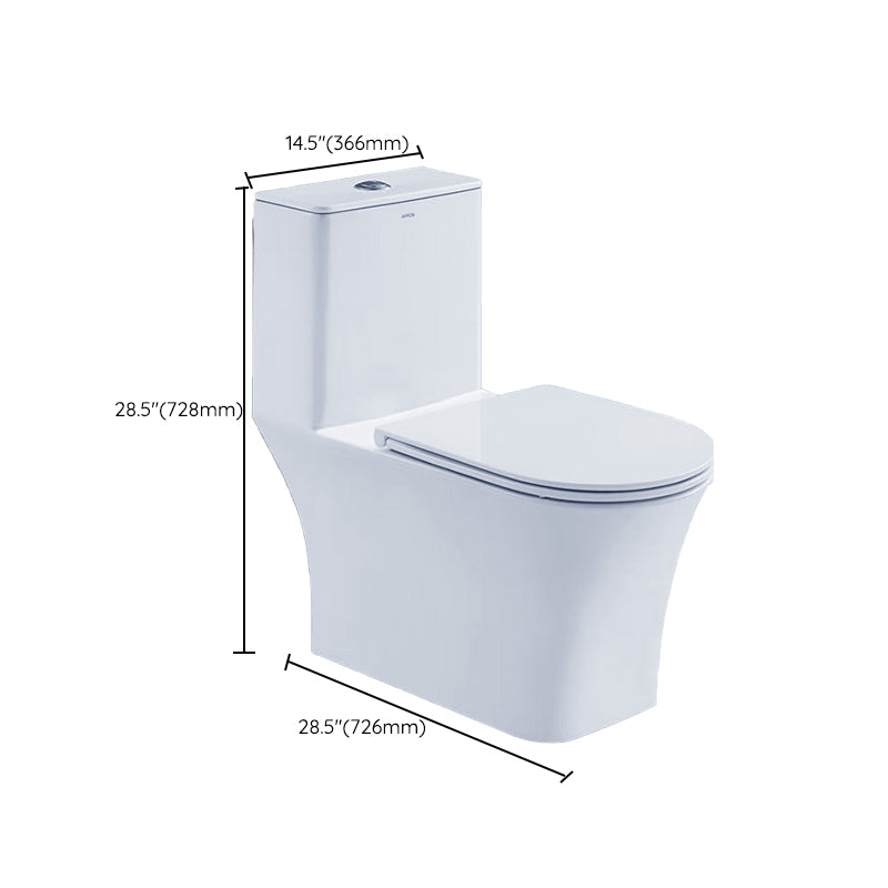 Floor Mounted Porcelain Urine Toilet Traditional Siphon Jet Toilet Clearhalo 'Bathroom Remodel & Bathroom Fixtures' 'Home Improvement' 'home_improvement' 'home_improvement_toilets' 'Toilets & Bidets' 'Toilets' 7349534