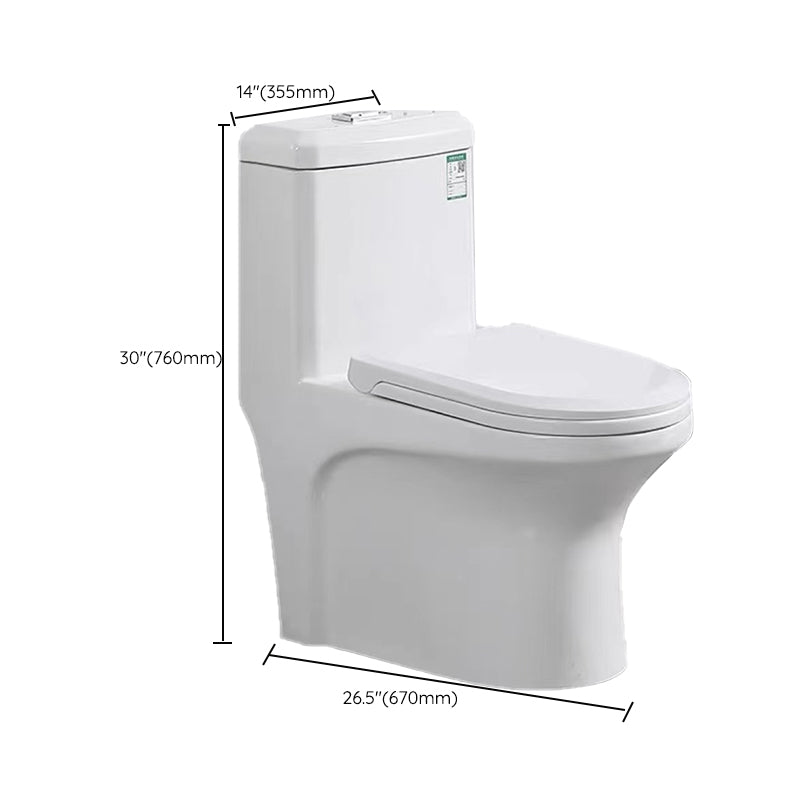 Floor Mounted Urine Toilet One Piece Toilet Modern Porcelain Toilet Clearhalo 'Bathroom Remodel & Bathroom Fixtures' 'Home Improvement' 'home_improvement' 'home_improvement_toilets' 'Toilets & Bidets' 'Toilets' 7349554