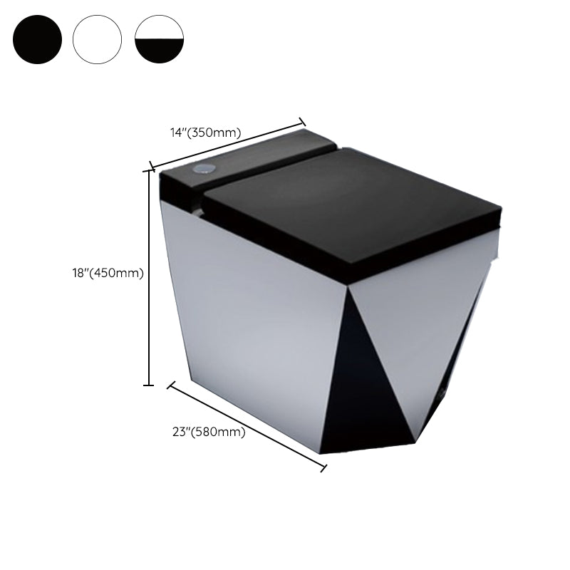 Floor Mounted Urine Toilet One Piece Toilet Modern Porcelain Toilet Clearhalo 'Bathroom Remodel & Bathroom Fixtures' 'Home Improvement' 'home_improvement' 'home_improvement_toilets' 'Toilets & Bidets' 'Toilets' 7349555