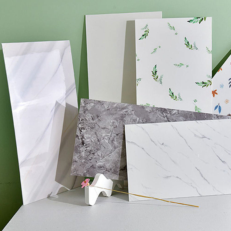 Single Tile Wallpaper Contemporary Plastic Peel and Stick Wall Tile Clearhalo 'Flooring 'Home Improvement' 'home_improvement' 'home_improvement_peel_stick_blacksplash' 'Peel & Stick Backsplash Tile' 'peel_stick_blacksplash' 'Walls & Ceilings' Walls and Ceiling' 7349931