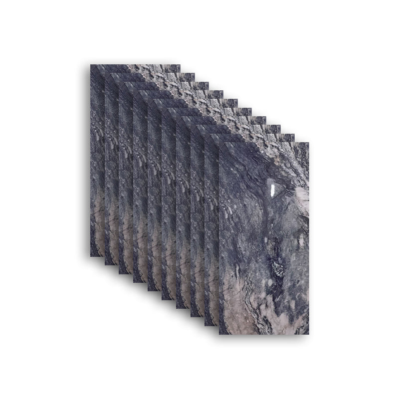 Single Tile Wallpaper Contemporary Plastic Peel and Stick Wall Tile Dark Blue 10-Piece Set Clearhalo 'Flooring 'Home Improvement' 'home_improvement' 'home_improvement_peel_stick_blacksplash' 'Peel & Stick Backsplash Tile' 'peel_stick_blacksplash' 'Walls & Ceilings' Walls and Ceiling' 7349932