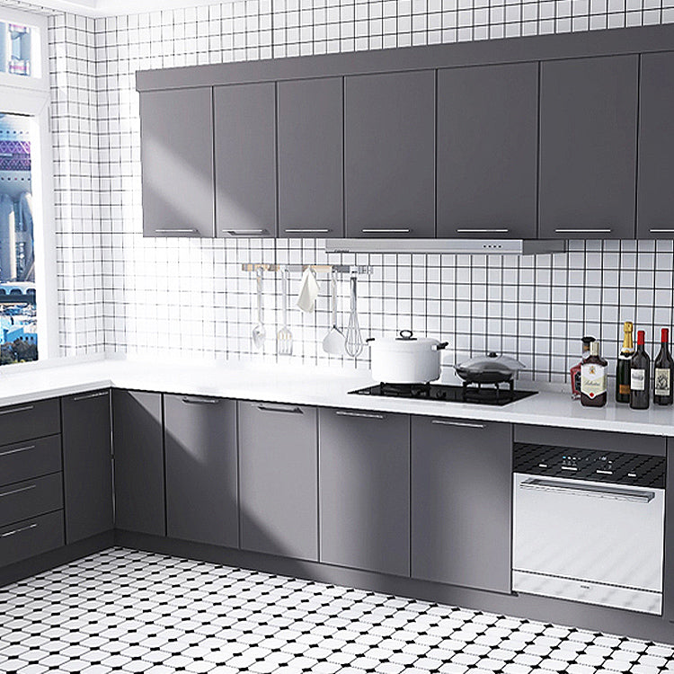 Single Tile Wallpaper Contemporary Plastic Peel and Stick Wall Tile Clearhalo 'Flooring 'Home Improvement' 'home_improvement' 'home_improvement_peel_stick_blacksplash' 'Peel & Stick Backsplash Tile' 'peel_stick_blacksplash' 'Walls & Ceilings' Walls and Ceiling' 7349938