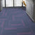 Modern Carpet Tile Level Loop Self Adhesive Fire Resistant Carpet Tiles Gray/ Purple 60-Piece Set Asphalt Clearhalo 'Carpet Tiles & Carpet Squares' 'carpet_tiles_carpet_squares' 'Flooring 'Home Improvement' 'home_improvement' 'home_improvement_carpet_tiles_carpet_squares' Walls and Ceiling' 7351602