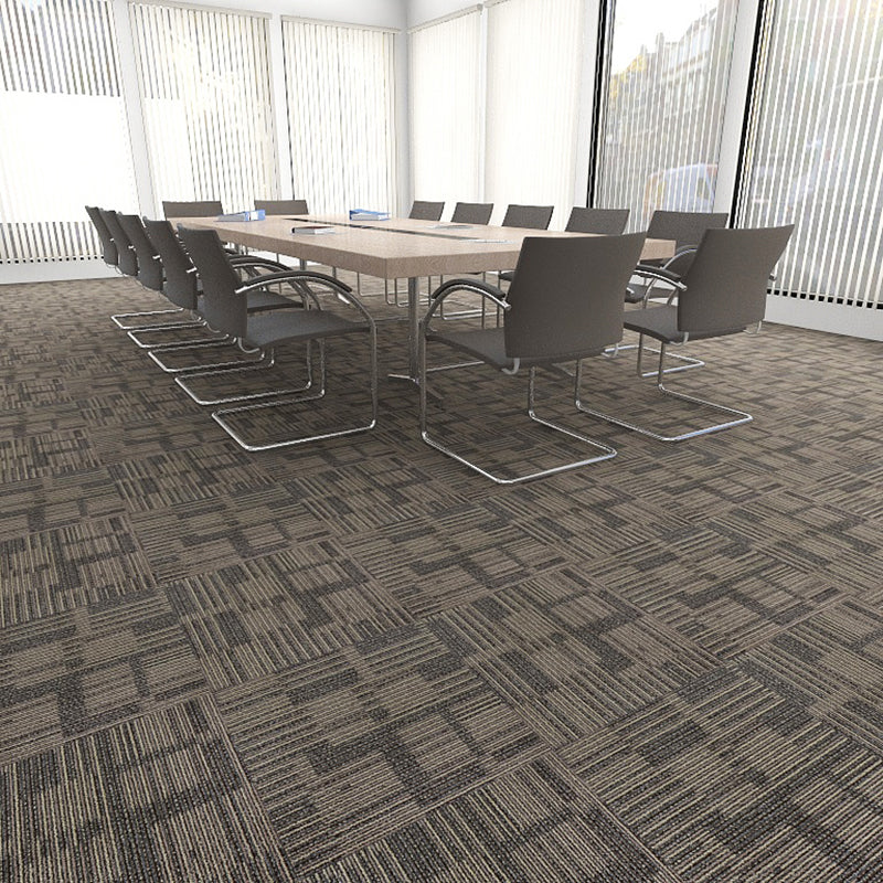 Modern Carpet Tile Level Loop Self Adhesive Fire Resistant Carpet Tiles Coffee 60-Piece Set Clearhalo 'Carpet Tiles & Carpet Squares' 'carpet_tiles_carpet_squares' 'Flooring 'Home Improvement' 'home_improvement' 'home_improvement_carpet_tiles_carpet_squares' Walls and Ceiling' 7351622