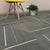 Modern Carpet Tile Level Loop Self Adhesive Fire Resistant Carpet Tiles Grey/Blue 60-Piece Set Asphalt Clearhalo 'Carpet Tiles & Carpet Squares' 'carpet_tiles_carpet_squares' 'Flooring 'Home Improvement' 'home_improvement' 'home_improvement_carpet_tiles_carpet_squares' Walls and Ceiling' 7351626