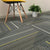 Modern Carpet Tile Level Loop Self Adhesive Fire Resistant Carpet Tiles Light Gray-Yellow 60-Piece Set Asphalt Clearhalo 'Carpet Tiles & Carpet Squares' 'carpet_tiles_carpet_squares' 'Flooring 'Home Improvement' 'home_improvement' 'home_improvement_carpet_tiles_carpet_squares' Walls and Ceiling' 7351636