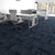 Modern Carpet Tile Level Loop Self Adhesive Fire Resistant Carpet Tiles Navy Blue 60-Piece Set Asphalt Clearhalo 'Carpet Tiles & Carpet Squares' 'carpet_tiles_carpet_squares' 'Flooring 'Home Improvement' 'home_improvement' 'home_improvement_carpet_tiles_carpet_squares' Walls and Ceiling' 7351644