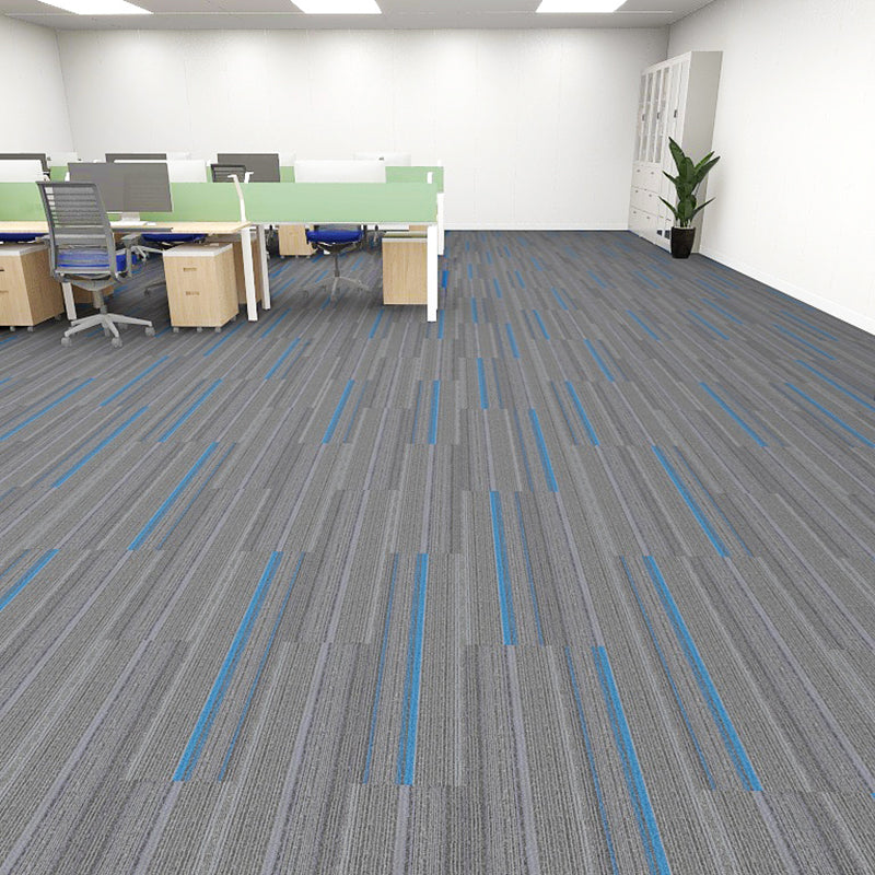 Modern Carpet Tile Level Loop Self Adhesive Fire Resistant Carpet Tiles Sky Blue Grey 60-Piece Set Clearhalo 'Carpet Tiles & Carpet Squares' 'carpet_tiles_carpet_squares' 'Flooring 'Home Improvement' 'home_improvement' 'home_improvement_carpet_tiles_carpet_squares' Walls and Ceiling' 7351654
