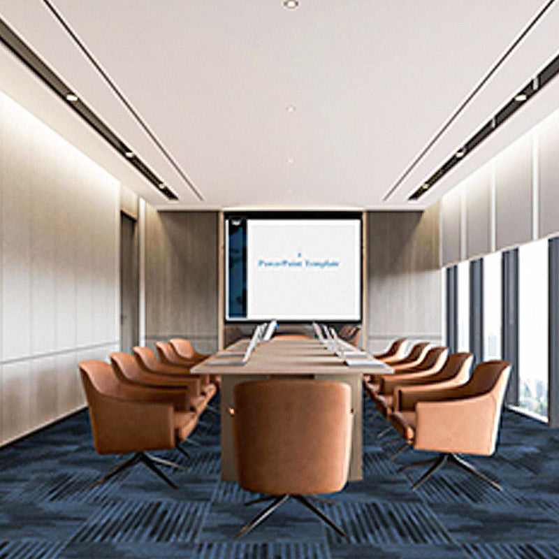 Carpet Tile Non-Skid Fade Resistant Geometry Loose Lay Carpet Tiles Dining Room Clearhalo 'Carpet Tiles & Carpet Squares' 'carpet_tiles_carpet_squares' 'Flooring 'Home Improvement' 'home_improvement' 'home_improvement_carpet_tiles_carpet_squares' Walls and Ceiling' 7351667