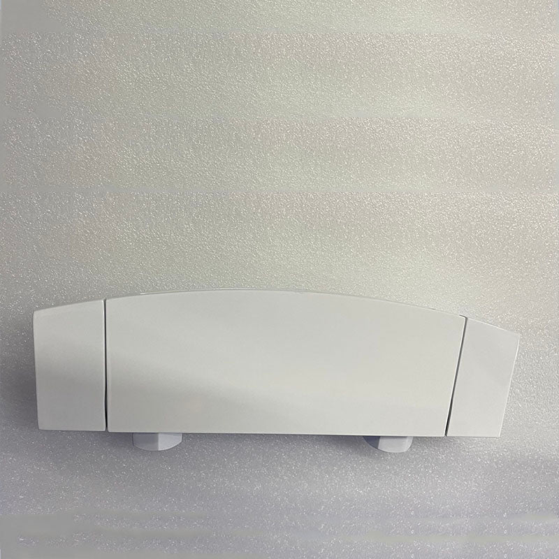 Contemporary Bathroom Faucet Wall Mounted Copper Fixed Clawfoot Tub Faucet White Clearhalo 'Bathroom Remodel & Bathroom Fixtures' 'Bathtub Faucets' 'bathtub_faucets' 'Home Improvement' 'home_improvement' 'home_improvement_bathtub_faucets' 7351718