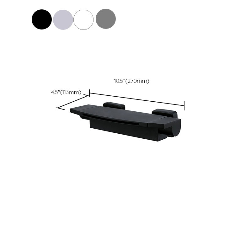 Contemporary Bathroom Faucet Wall Mounted Copper Fixed Clawfoot Tub Faucet Clearhalo 'Bathroom Remodel & Bathroom Fixtures' 'Bathtub Faucets' 'bathtub_faucets' 'Home Improvement' 'home_improvement' 'home_improvement_bathtub_faucets' 7351728