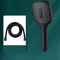 Rectangular Self-Cleaning Hand Shower Adjustable Spray Pattern Wall-Mount Hand Shower Black Shower Head with Hose Clearhalo 'Bathroom Remodel & Bathroom Fixtures' 'Home Improvement' 'home_improvement' 'home_improvement_shower_heads' 'Shower Heads' 'shower_heads' 'Showers & Bathtubs Plumbing' 'Showers & Bathtubs' 7351785