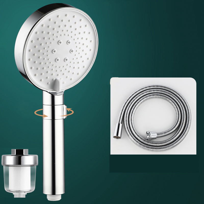 Round Water Filtration Hand Shower Adjustable Water Flow Wall-Mount Hand Shower Filter Shower & Hose Clearhalo 'Bathroom Remodel & Bathroom Fixtures' 'Home Improvement' 'home_improvement' 'home_improvement_shower_heads' 'Shower Heads' 'shower_heads' 'Showers & Bathtubs Plumbing' 'Showers & Bathtubs' 7351808