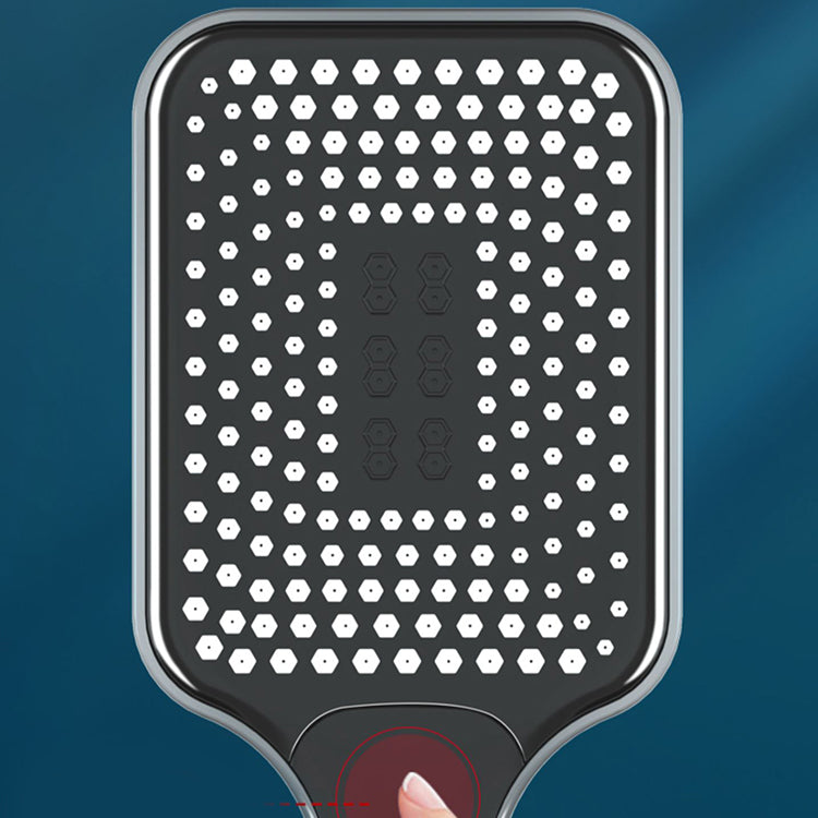 Rectangular Hand Shower Self-Cleaning Wall-Mount Hand Shower Clearhalo 'Bathroom Remodel & Bathroom Fixtures' 'Home Improvement' 'home_improvement' 'home_improvement_shower_heads' 'Shower Heads' 'shower_heads' 'Showers & Bathtubs Plumbing' 'Showers & Bathtubs' 7351833