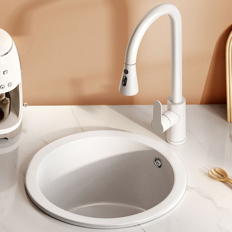 Drop-In Kitchen Bar Sink Quartz Kitchen Bar Sink with Drain Assembly Clearhalo 'Home Improvement' 'home_improvement' 'home_improvement_kitchen_sinks' 'Kitchen Remodel & Kitchen Fixtures' 'Kitchen Sinks & Faucet Components' 'Kitchen Sinks' 'kitchen_sinks' 7351849